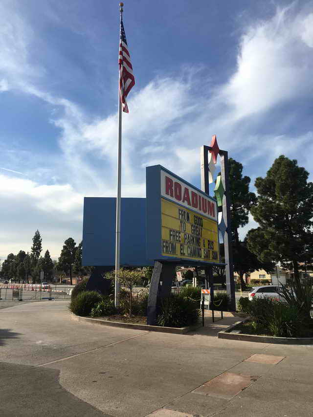 Roadium Drive-In - 2016 Photo (newer photo)